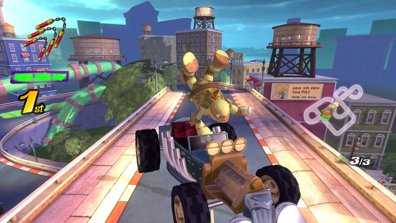 Imagen oficial 1 de Nickelodeon Kart Racers