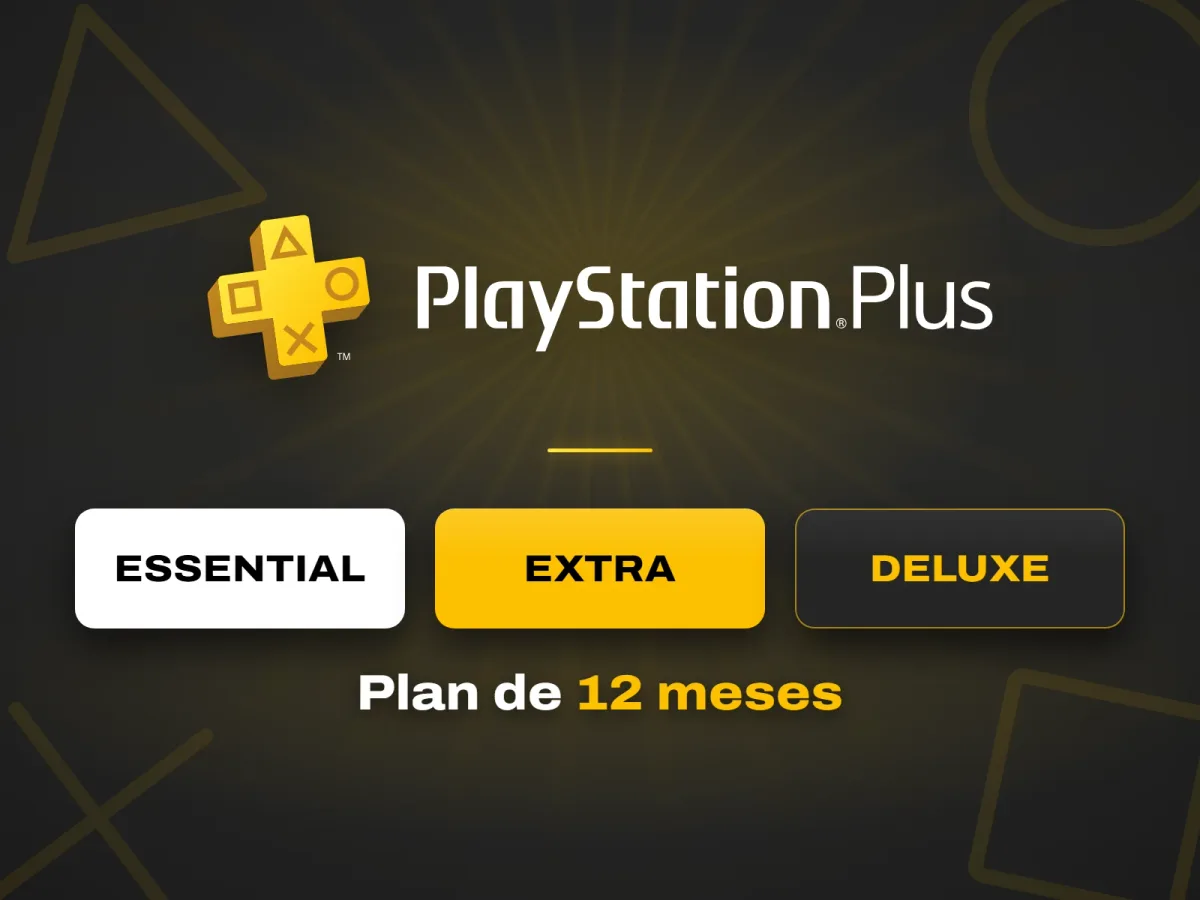 PlayStation Plus, plan de 12 meses: Essential, Extra y Deluxe