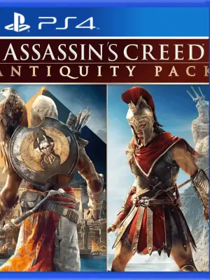 Portada de Assassins Creed Antiquity Pack para PS4