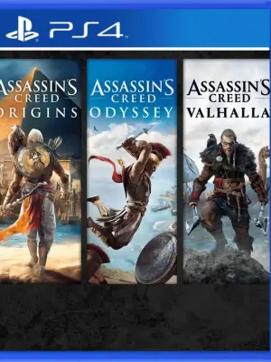 Portada de Assassins Creed Mythology Pack para PS4