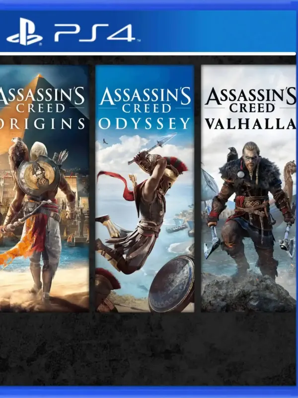 Portada de Assassins Creed Mythology Pack para PS4