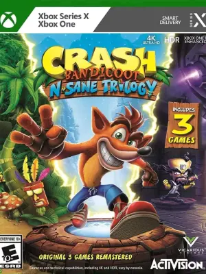 Portada de Crash Bandicoot N. Sane Trilogy para XBOX