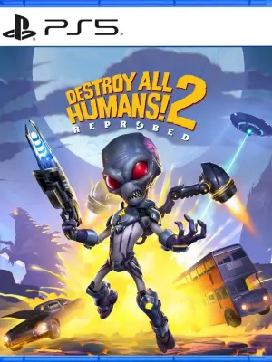 Portada de Destroy All Humans! 2 para PS5