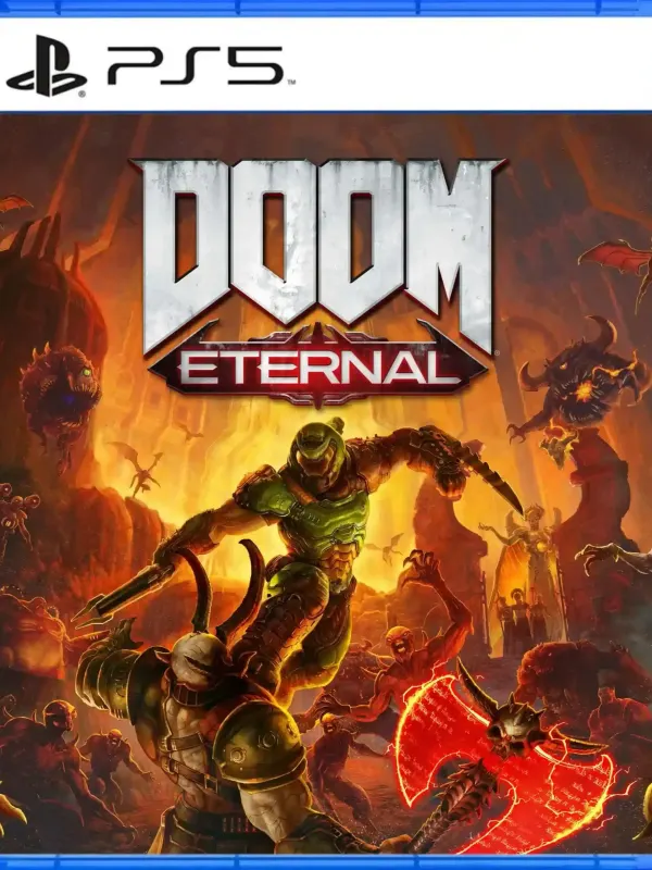 Portada de DOOM Eternal para PS4 · PS5
