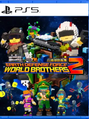 Portada de EARTH DEFENSE FORCE: WORLD BROTHERS 2 para PS5