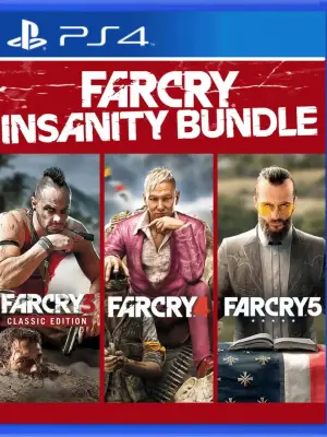 Portada de Far Cry Insanity Bundle para PS4