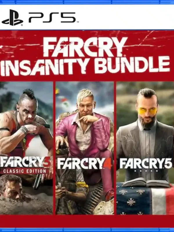 Portada de Far Cry Insanity Bundle para PS5