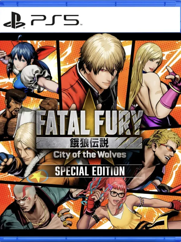 Portada de Fatal Fury: City of the Wolves para PS5