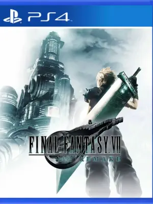 Portada de Final Fantasy VII REMAKE para PS4