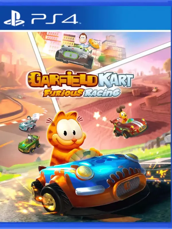 Portada de Garfield Kart - Furious Racing para PS4