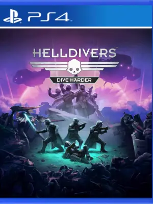 Portada de HELLDIVERS Dive Harder Edition para PS4