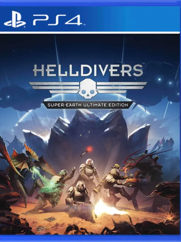 Portada de HELLDIVERS SUPER-EARTH ULTIMATE EDITION para PS4