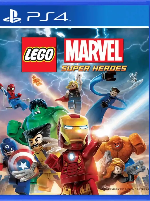 Portada de LEGO Marvel Super Heroes para PS4