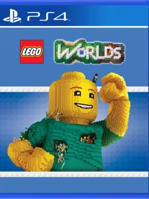 Portada de LEGO Worlds para PS4