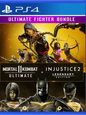 Portada de Lote Mortal Kombat 11 Ultimate + Injustice 2 Leg. Edition para PS4