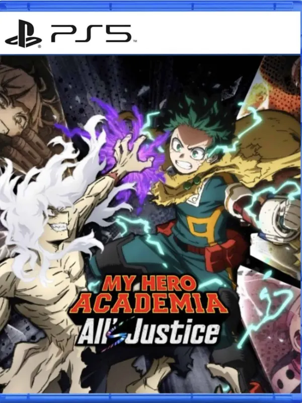 Portada de My Hero Academia: All's Justice para PS5