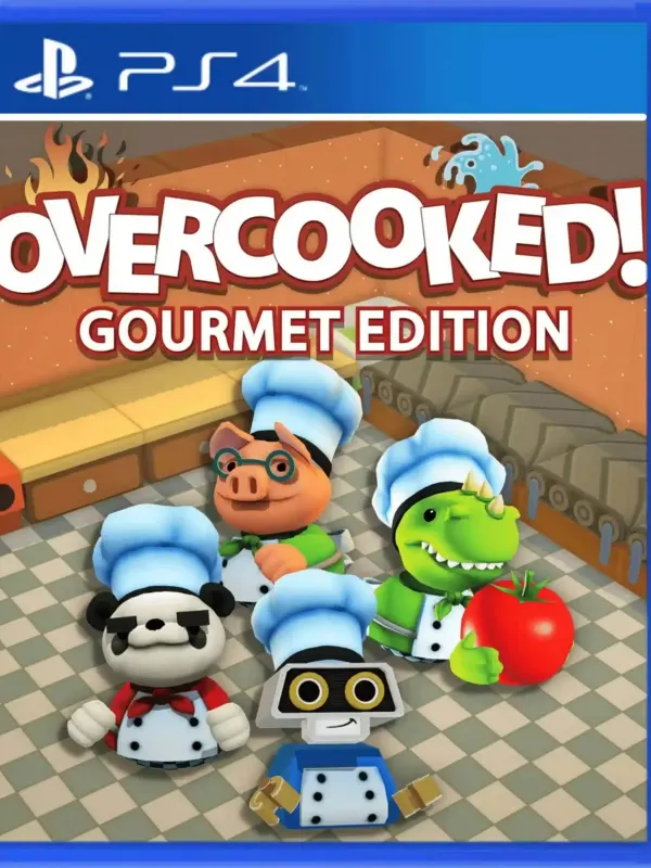 Portada de Overcooked! Gourmet Edition para PS4