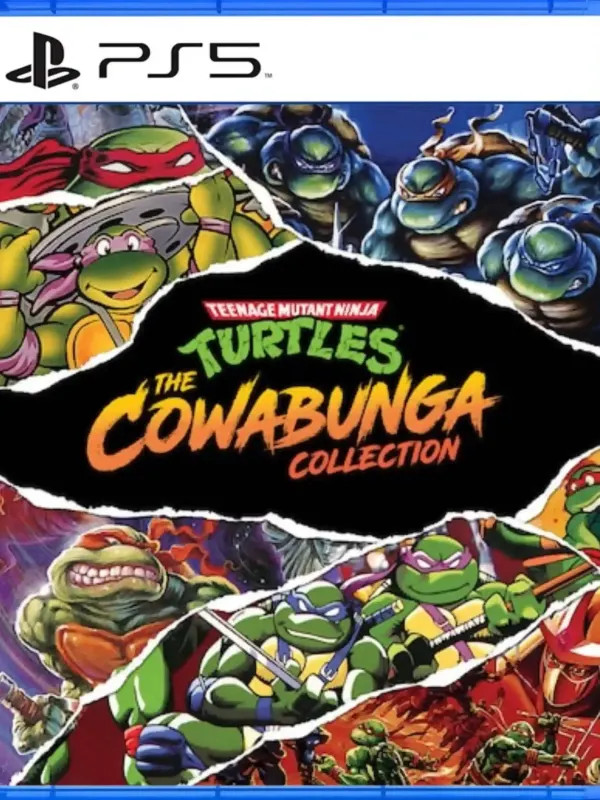Portada de Teenage Mutant Ninja Turtles: The Cowabunga Collection para PS4 · PS5