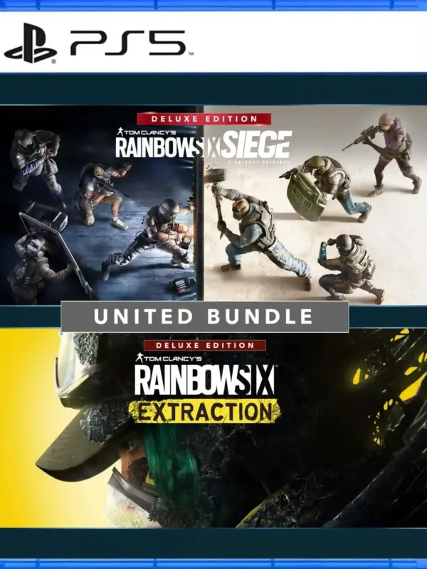 Portada de Tom Clancys Rainbow Six Extraction United Bundle para PS5