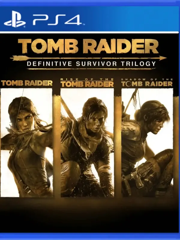 Portada de Tomb Raider: Definitive Survivor Trilogy para PS4